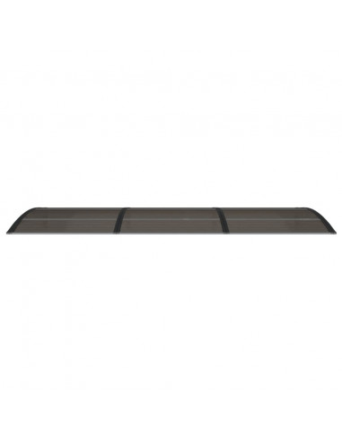 Tettoia per Porta Nera 300x100 cm Policarbonato