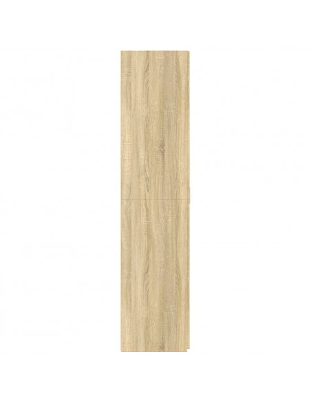 Credenza Rovere Sonoma 70x42,5x185 cm in Legno Multistrato