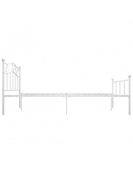 Giroletto Bianco in Metallo 160x200 cm