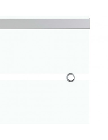 Porta Scorrevole con Fermi in Vetro ESG e Alluminio 76x205 cm