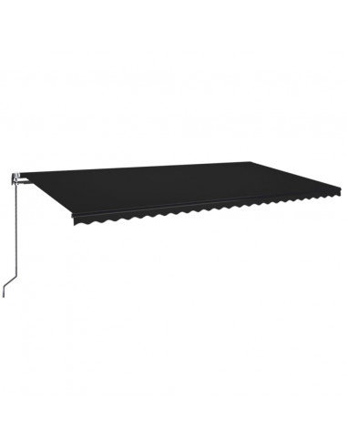 Tenda Automatica con Sensore Vento e LED 600x350 cm Antracite