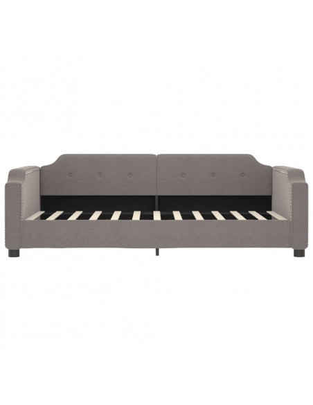 Letto da Giorno Tortora 90x200 cm in Tessuto