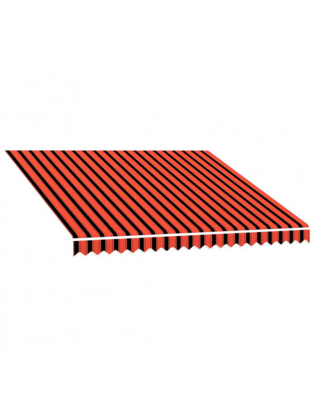 Tenda da Sole in Tela Arancione e Marrone 300x250 cm