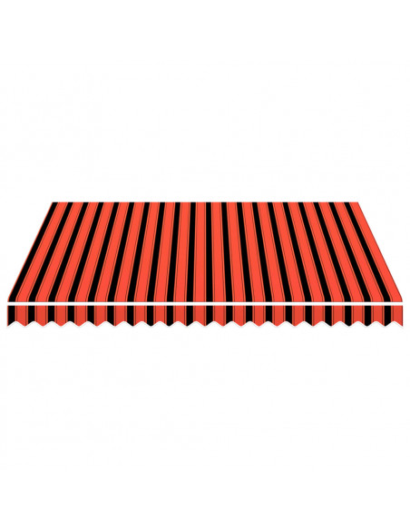 Tenda da Sole in Tela Arancione e Marrone 300x250 cm