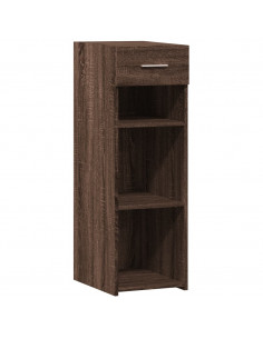 Credenza Rovere Marrone 30x42,5x93 cm in Legno Multistrato 2