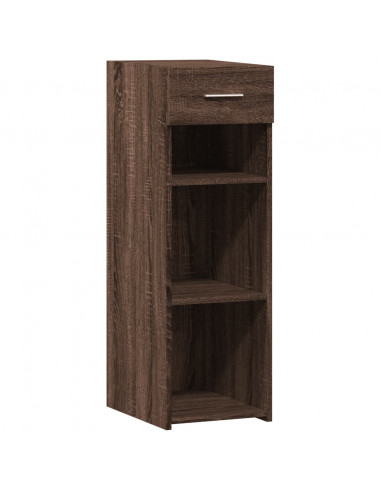 Credenza Rovere Marrone 30x42,5x93 cm in Legno Multistrato