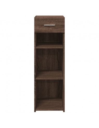 Credenza Rovere Marrone 30x42,5x93 cm in Legno Multistrato