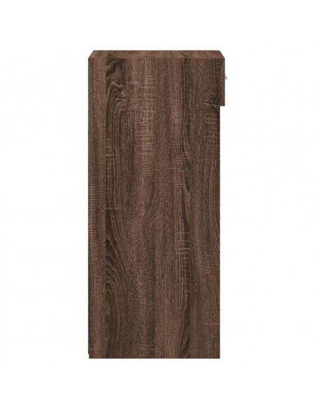 Credenza Rovere Marrone 30x42,5x93 cm in Legno Multistrato