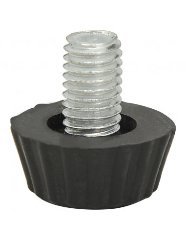 Piedini per Mobili Regolabili M8 18 pz Neri