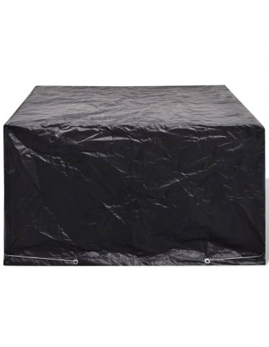 Coperture Arredi Giardino 2pz Polyrattan 8 Occhielli 172x113cm