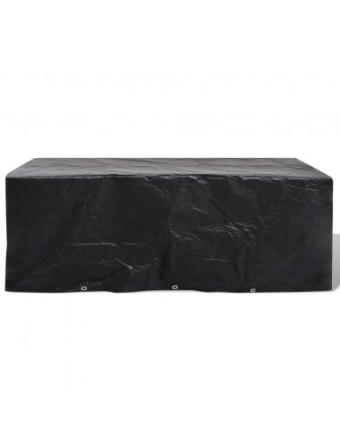 Coperture Arredi Giardino 2pz Polyrattan 8 Persone 229x113 cm