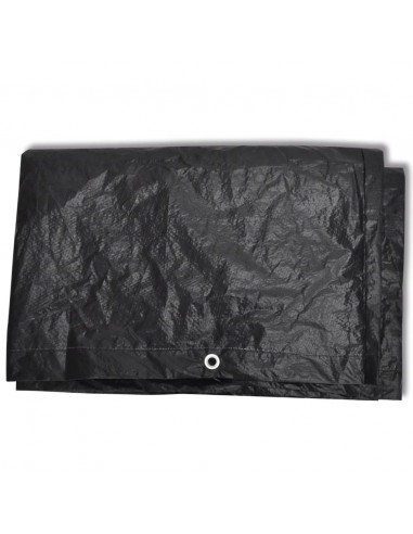 Coperture Arredi Giardino 2pz Polyrattan 8 Persone 229x113 cm