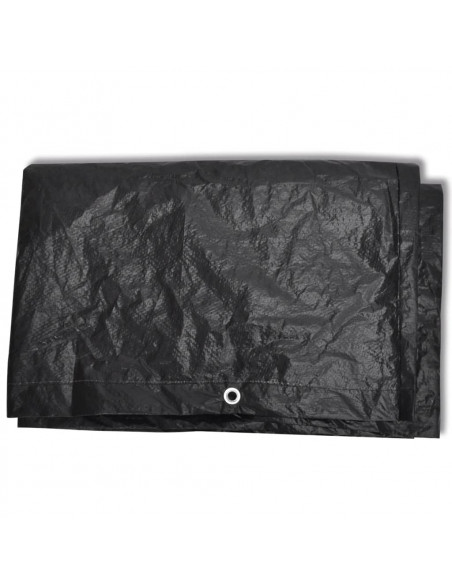 Coperture Arredi Giardino 2pz Polyrattan 8 Persone 229x113 cm