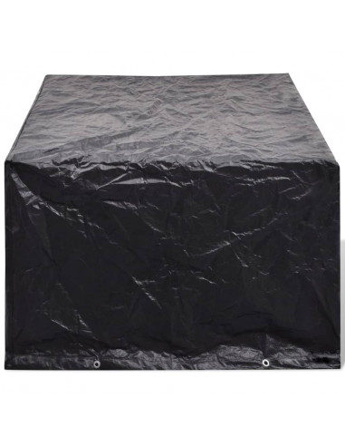 Coperture Arredi Giardino 2pz Polyrattan 4 Persone 180x140cm