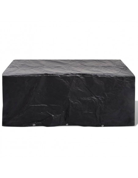Coperture Arredi Giardino 2pz Polyrattan 6 Persone 240x140cm