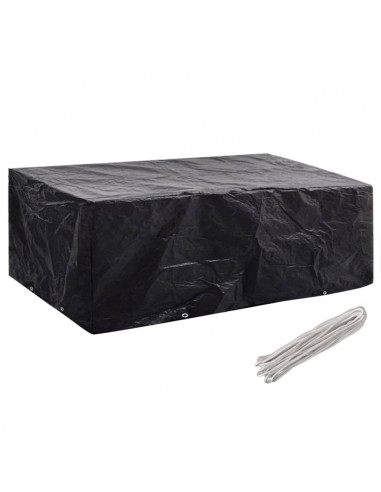 Coperture Arredi Giardino 2 pz 8 Occhielli 200x160x70 cm