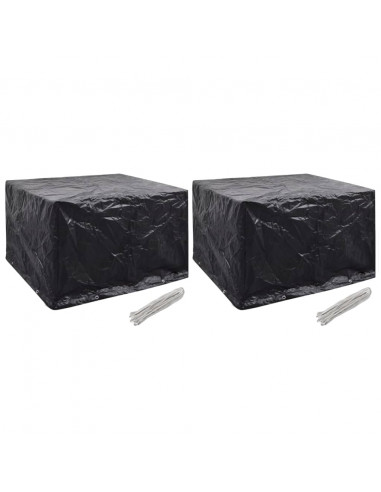 Coperture Arredi Giardino 2 pz 8 Occhielli 135x135x90 cm