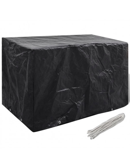 Coperture Arredi Giardino 2 pz 8 Occhielli 140x70x90 cm