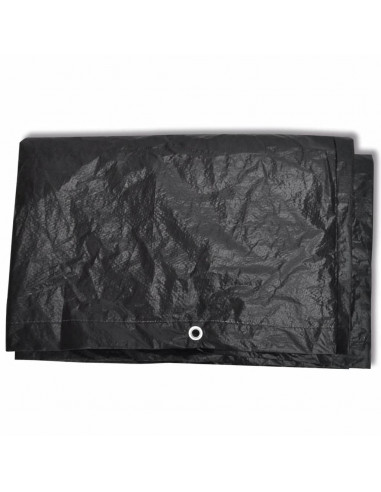 Coperture Arredi Giardino 2 pz 8 Occhielli 140x70x90 cm