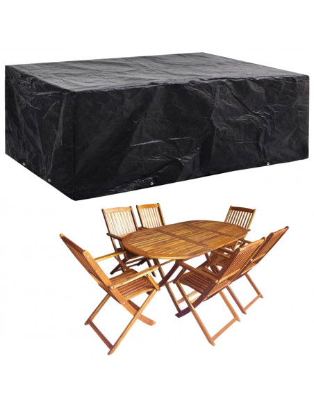 Coperture Arredi Giardino 2 pz 8 Occhielli 242x162x100 cm