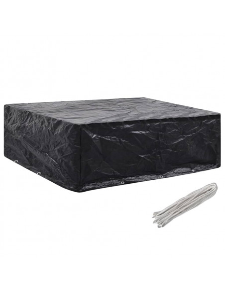 Coperture Arredi Giardino 2 pz 8 Occhielli 250x210x90 cm