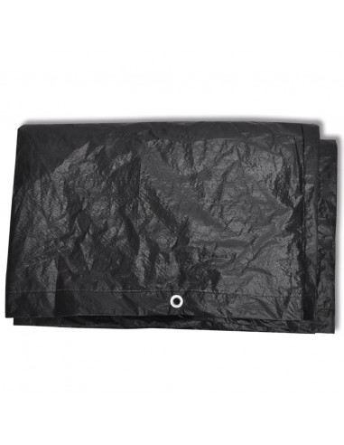 Copertura per Mobili da Giardino con 8 Occhielli 172x113x73 cm