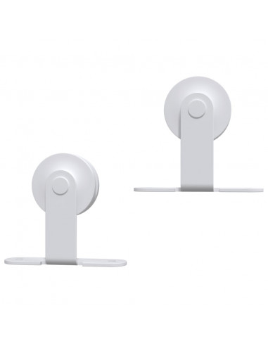 Porta Scorrevole con Set Hardware 85x210 cm Legno Massello Pino