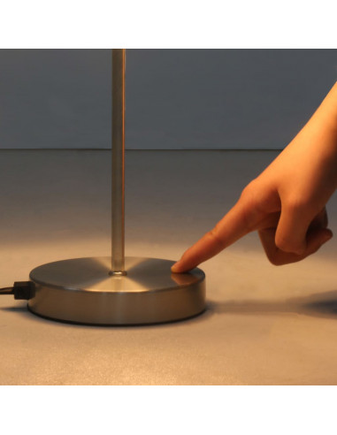 Lampade da Tavolo 2 pz Pulsanti Touch Bianche E14