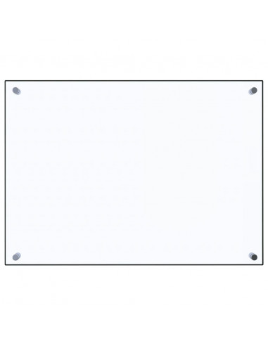 Paraschizzi per Cucina Trasparente 70x50 cm in Vetro Temperato