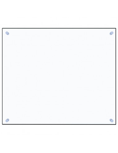 Paraschizzi per Cucina Trasparente 70x60 cm in Vetro Temperato