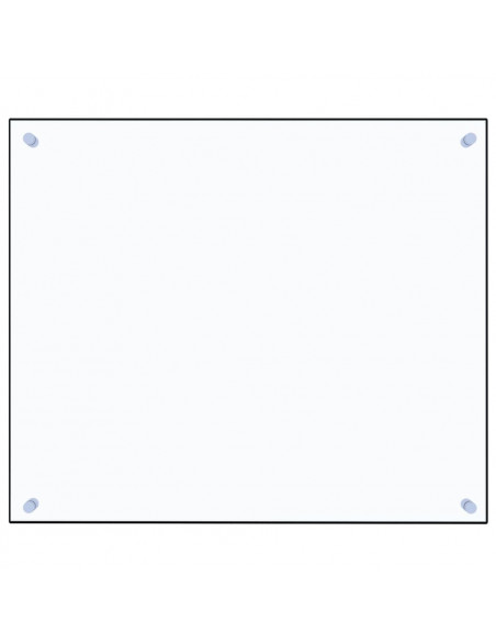 Paraschizzi per Cucina Trasparente 70x60 cm in Vetro Temperato