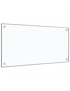 Paraschizzi per Cucina Trasparente 80x40 cm in Vetro Temperato 2