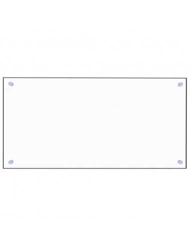 Paraschizzi per Cucina Trasparente 80x40 cm in Vetro Temperato