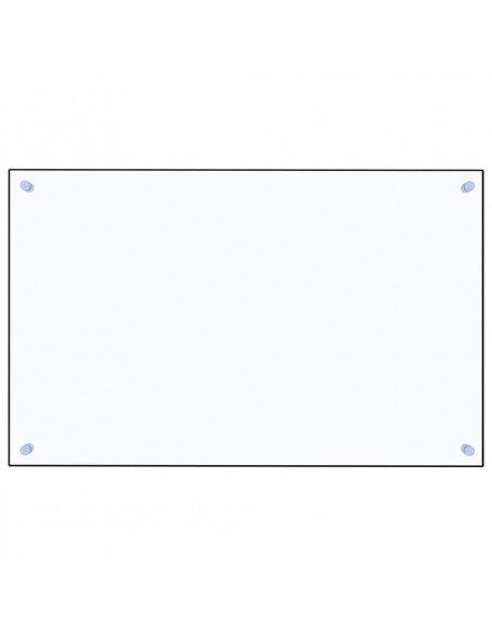 Paraschizzi per Cucina Trasparente 80x50 cm in Vetro Temperato