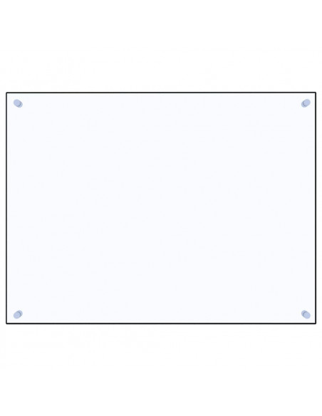 Paraschizzi per Cucina Trasparente 80x60 cm in Vetro Temperato