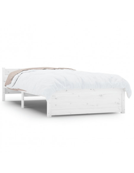 Giroletto Bianco in Legno Massello 90x190 cm Single