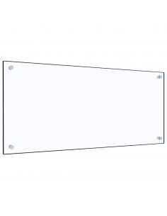 Paraschizzi per Cucina Trasparente 90x40 cm in Vetro Temperato 2