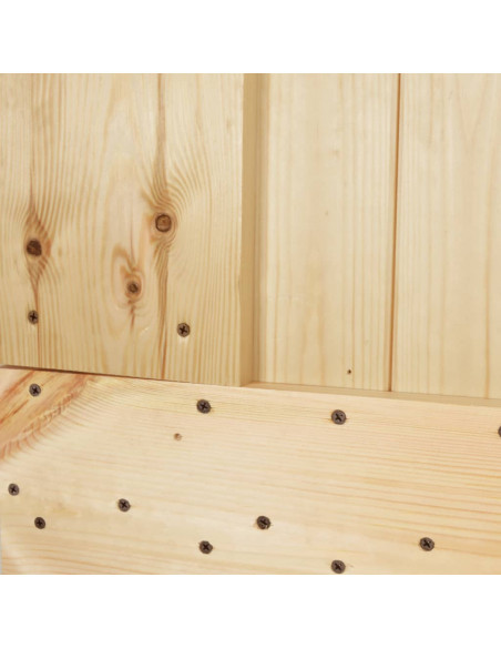 Porta Scorrevole con Set Hardware 85x210 cm Legno Massello Pino
