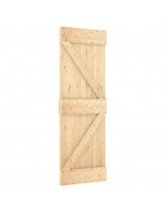 Porta NARVIK 70x210 cm in Legno Massello di Pino 2