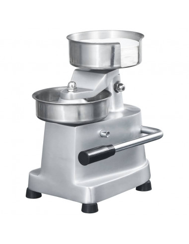 Pressa per Hamburger con 500 Fogli Carta Patty Alluminio 10 cm