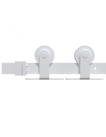 Porta Scorrevole con Set Hardware 70x210 cm Legno Massello Pino