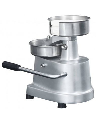 Pressa per Hamburger con 500 Fogli Carta Patty Alluminio 10 cm