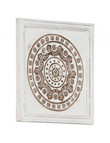 Pannelli Murali Intagliati 2 pz in MDF 40x40x1,5 cm