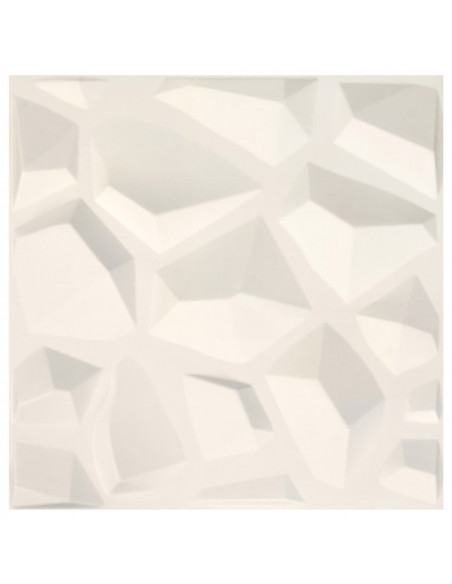 Pannelli a Parete 3D 12 pz 0,5x0,5 m 3 m²