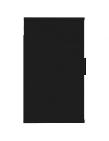 Mobili Porta TV a Parete 2 pz Nero 40x34,5x60 cm