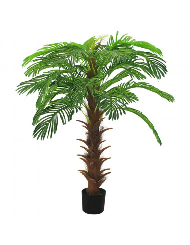 Palma Cycas Artificiale con Vaso 140 cm Verde