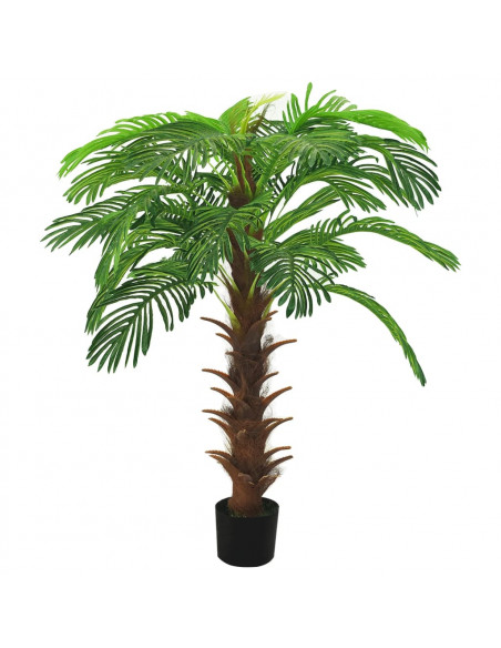 Palma Cycas Artificiale con Vaso 140 cm Verde