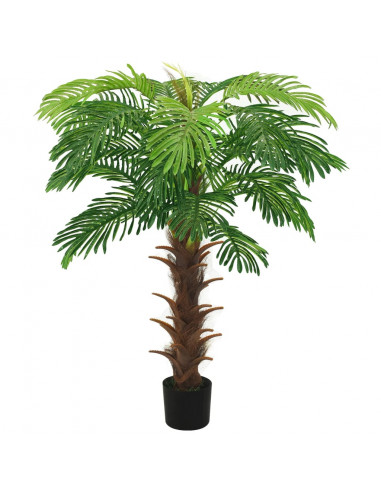 Palma Cycas Artificiale con Vaso 140 cm Verde