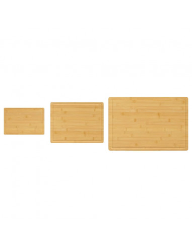 Set Taglieri 3 pz in Bambù