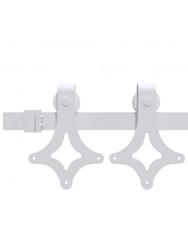 Porta Scorrevole con Set Hardware 70x210 cm Legno Massello Pino